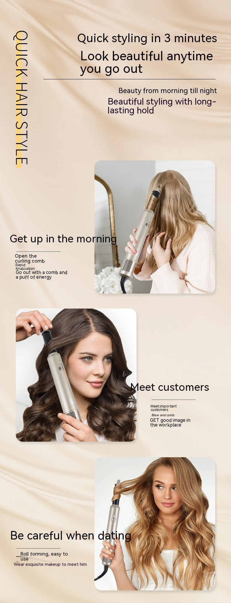 Multifunctional Hair Care Automatic Hair Dryer pr