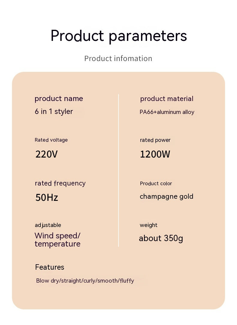 Multifunctional Hair Care Automatic Hair Dryer pr