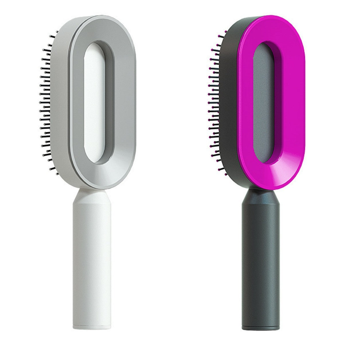Self Cleaning Hair Brush For Women One-key Cleaning Hair Loss Airbag Massage Scalp Comb Anti-Static Hairbrush - UNIFIED CARTEL
