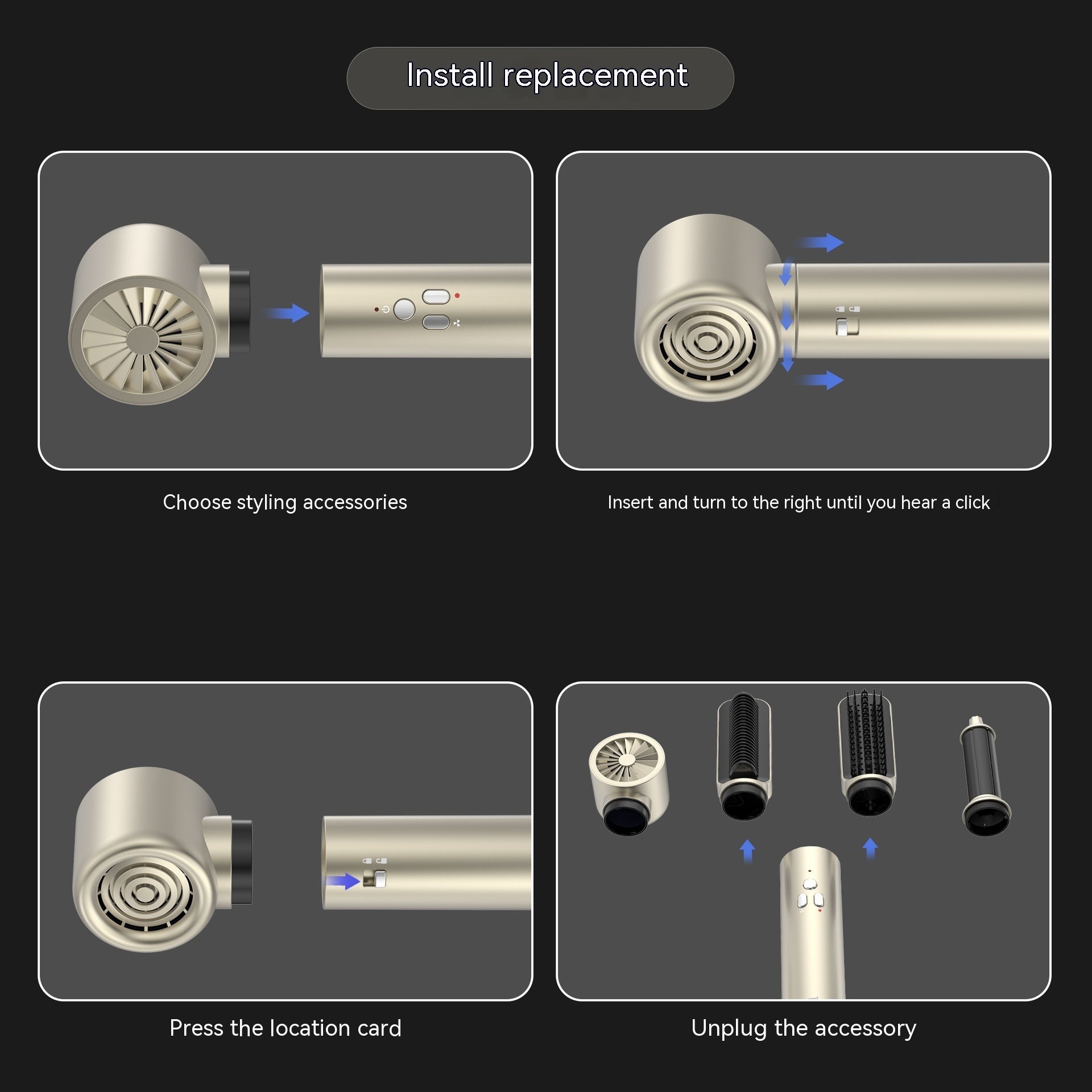 Multifunctional Hair Care Automatic Hair Dryer pr