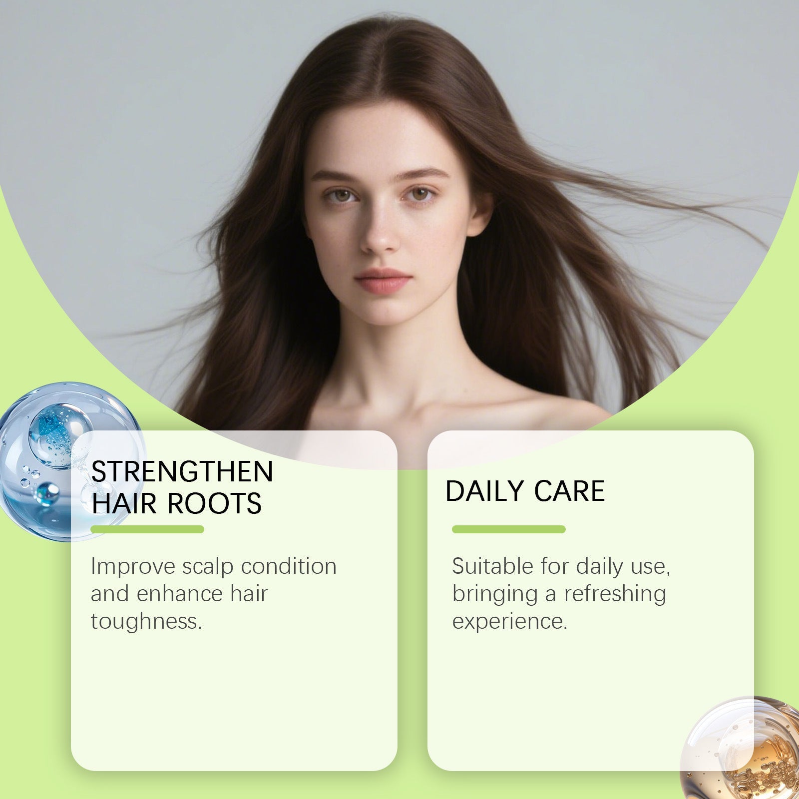 Hair Care Roller Nourishing And Caring Soft Hair Daily Care Solution pr