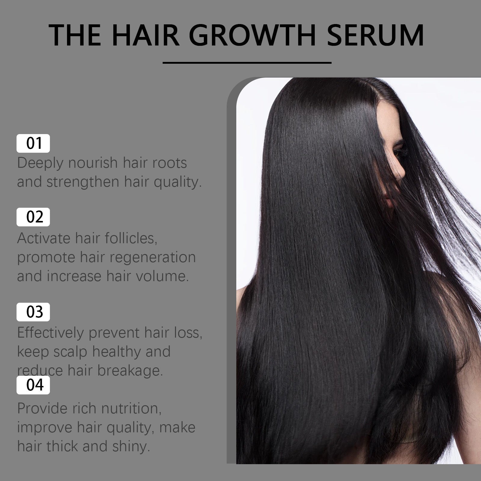 Hair Care Solution Nourish Hair Follicle Rich Moist Hair pr