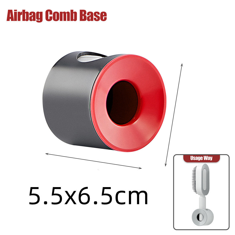 Self Cleaning Hair Brush For Women One-key Cleaning Hair Loss Airbag Massage Scalp Comb Anti-Static Hairbrush - UNIFIED CARTEL