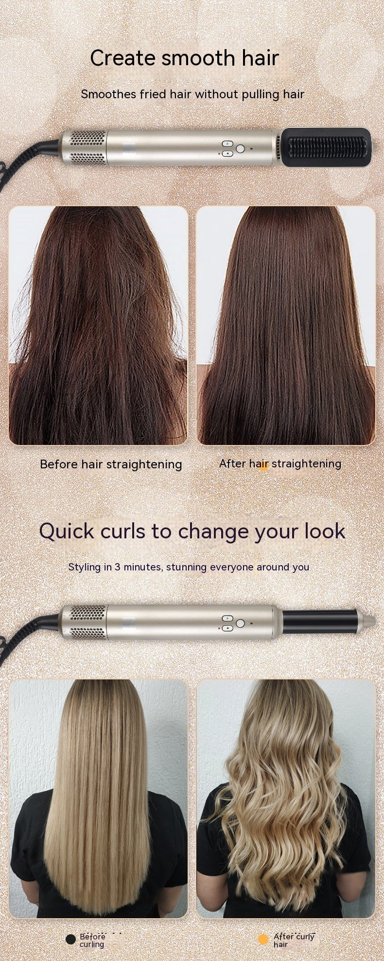 Multifunctional Hair Care Automatic Hair Dryer pr