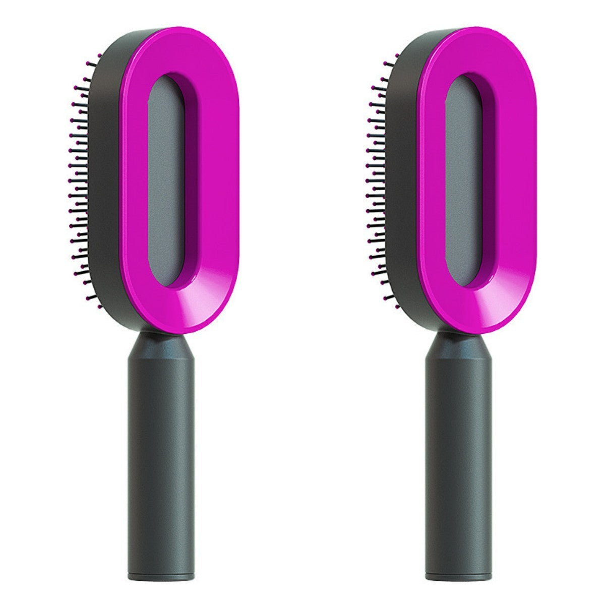 Self Cleaning Hair Brush For Women One-key Cleaning Hair Loss Airbag Massage Scalp Comb Anti-Static Hairbrush - UNIFIED CARTEL