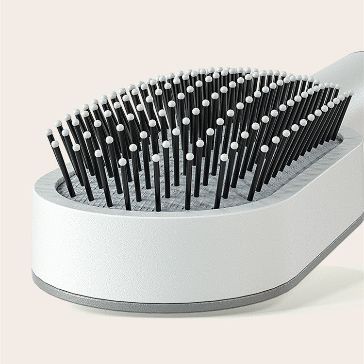 Self Cleaning Hair Brush For Women One-key Cleaning Hair Loss Airbag Massage Scalp Comb Anti-Static Hairbrush - UNIFIED CARTEL